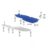 L1MZ7811782D - : 2020-2024 Ford - Air Deflector for Ford: Explorer, Police Interceptor Utility | Lincoln: Aviator Image