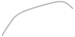 2126901780 - Body: Trim Molding for Mercedes-Benz Image