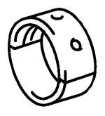 110713106005 - : Engine Crankshaft Main Bearing for Toyota Image