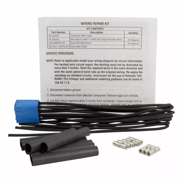 3U2Z14S411GSB - : Wire Assembly for Ford Image