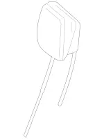 20797066507J95 - Body: Headrest for Mercedes-Benz Image