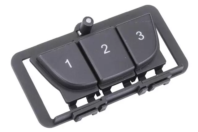 Jet Black Garage Door Opener Transmitter Pushbutton - GM (22859568)