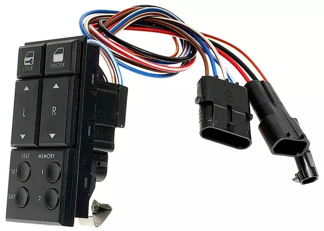 19137599 - : Driver Side Seat Adjuster Memory, Door Lock, And Window Switch for Cadillac: Allante Image