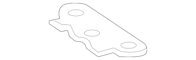 2236282400 - Steering: Mounting Plate for Mercedes-Benz: 300C, 300CD, 350SD, C300, C43 AMG, C63 AMG S E Performance, CLE300, CLE450, CLE53 AMG, E350, GLC300, GLC350e, GLC43 AMG, GLC63 AMG S E Performance, Maybach S580, Maybach S680, S500, S580, S580e, S63 AMG E Performance Image image