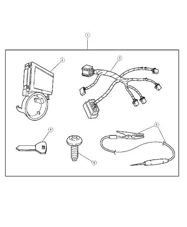 82207945 - : Security With Sentry Key Alarm Package for Mopar Image