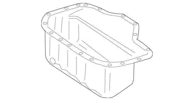 2720100528 - Engine: Oil Pan for Mercedes-Benz Image