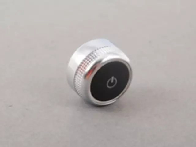 8J0059528G - Audio/Video: Radio Knob - Aluminum / Black - Left for Audi: TT Quattro, TT RS Quattro, TTS Quattro Image