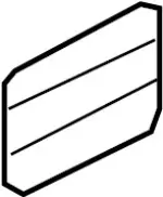 909101BA0A - Body: Lift Gate Trim Cap for INFINITI: EX35, EX37, QX50 Image