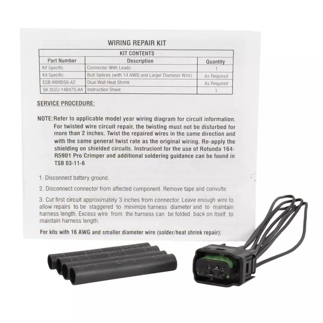 Suspension Yaw Sensor Connector  - Motorcraft (WPT-1704)
