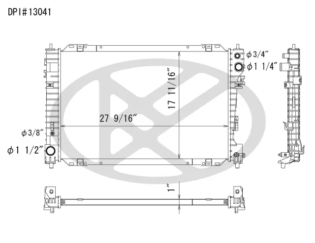 A13041 - : Koyorad Radiator for Koyo Image