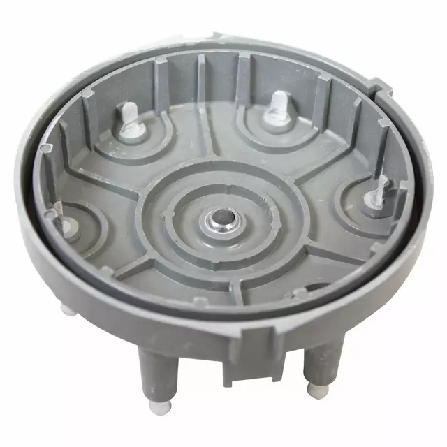 E5DZ12106A - Electrical: Distributor Cap for Ford: Bronco, E-150 Econoline, E-150 Econoline Club Wagon, E-250 Econoline, E-250 Econoline Club Wagon, E-350 Econoline, E-350 Econoline Club Wagon, F-150, F-250, F-350, LTD, Thunderbird | Mercury: Cougar, Marquis Image
