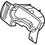 9S4Z54044D70AB - Body: Cluster Bezel for Ford: Focus Image