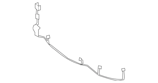 164540230564 - Attachment Parts: Wiring Harness for Mercedes-Benz Image