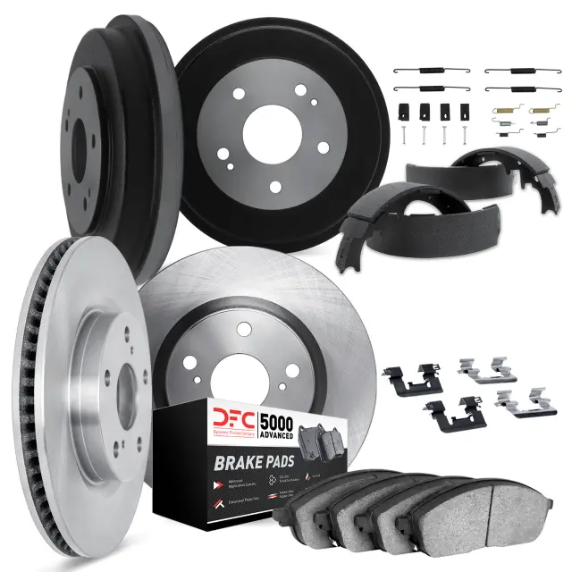 651413121 - Brakes &amp; Brake Parts: Disc Brake Pad and Rotor / Drum Brake Shoe and Drum Kit for DYNAMIC FRICTION Image