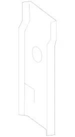 4636263200 - Cowl, Front Panel: Holder for Mercedes-Benz: G550, G63 4x4 Squared AMG, G63 AMG Image