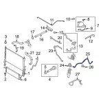 LK4Z7890F - : Engine Coolant Pipe for Ford: Transit-150, Transit-250, Transit-350, Transit-350 HD Image