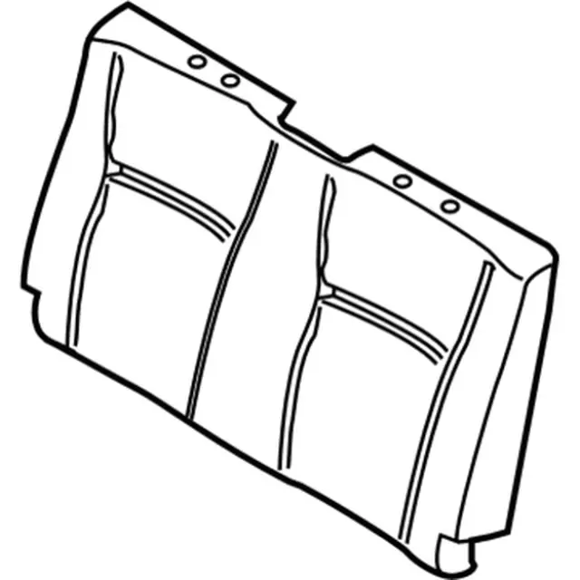 FL3Z1866801B - Body: Seat Back Pad for Ford: F-150 Image