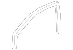 2037250325 - : Window Guide Rail for Mercedes-Benz: 180C, C230, C320 Image