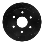 63348008R - : DFC Brake Rotor - Drilled and Slotted - Black for DYNAMIC FRICTION Image