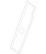 20592403009J28 - Body: Seat Back Panel for Mercedes-Benz Image