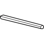 4C7Z7825556AAE - Body: Body Side Molding for Ford Image