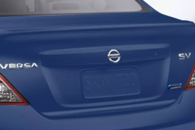 K60303AN1J - Exterior: Rear Decklid Spoiler (B23 - Blue Onyx) for Nissan: Versa Image