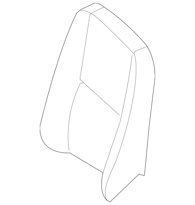 91470889G66 - : Seat Back Cover for Mercedes-Benz: Sprinter 2500, Sprinter 3500 Image