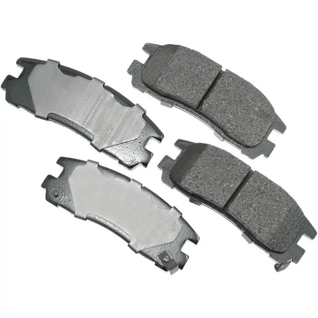 ACT383 - Brake: Akebono ProACT Ultra Premium Ceramic Disc Brake Pad Kit for AKEBONO Image