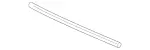 2158880585 - Attachment Parts: Trim Bar for Mercedes-Benz Image