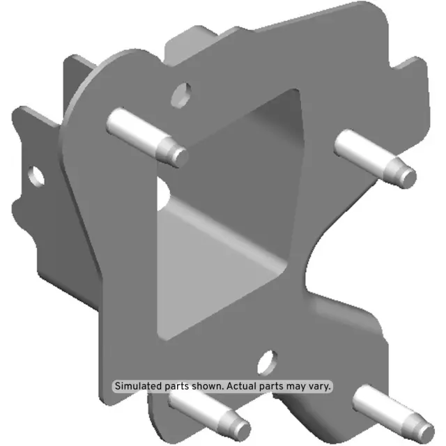 25993925 - : Part# 25993925 Rear Driver Side Bumper Impact Bar Anchor Plate for Cadillac: ATS | Chevrolet: Camaro Image