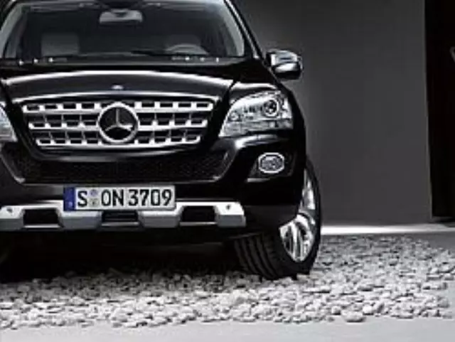 66881300 - Exterior: Chrome Fog Lamp Surrounds - Standard Lighting for Mercedes-Benz Image