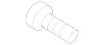 99903604 - Driver Seat: Flat Head Screw for Mercedes-Benz Image