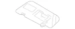 16481024108K63 - : Sun-Visor for Mercedes-Benz Image