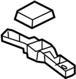 264391MA0A - Body: Map Lamp Assembly Bracket for Infiniti Image