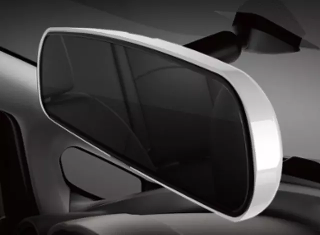 999G344203 - : Rear View Mirror Cover - White for Nissan Image