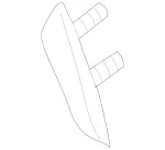 1178858800 - : Cover Molding Cap for Mercedes-Benz Image