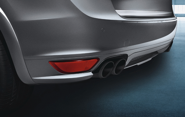 95804420010 - Exterior: Gts Sports Tailpipes - Black for Porsche Image