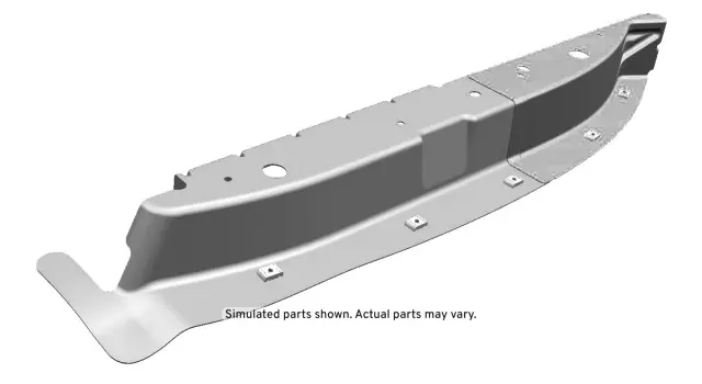 20902970 - Body: Filler for Chevrolet: Silverado 1500, Silverado 2500 HD, Silverado 3500 HD | GMC: Sierra 1500, Sierra 2500 HD, Sierra 3500 HD Image
