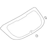 F1EZ5842006K - : Glass for Ford: Focus Image