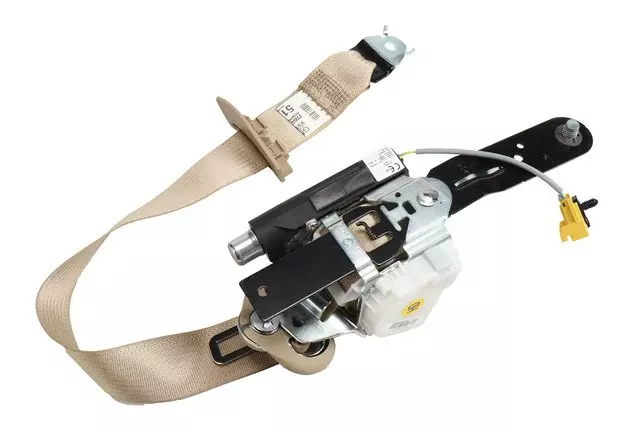 19207579 - : Light Cashmere Passenger Seat Belt with Retractor for GM Image