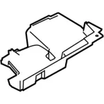 HC3Z25046A24BA - Body: Insulator for Ford: F-250 Super Duty, F-350 Super Duty, F-450 Super Duty Image