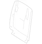 2519100539 - Driver Seat: Trim for Mercedes-Benz Image