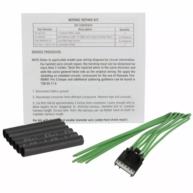 7U2Z14S411NB - : Wire Assembly for Ford Image