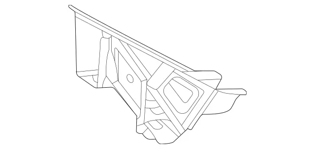 1676207702 - Cowl, Front Panel: Crossmember for Mercedes-Benz: GLE350, GLE450e, GLE580, GLE63 AMG S, GLS450, GLS580, GLS63 AMG, Maybach GLS600 Image image