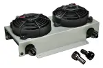 15840 - : 19 Row Hyper-Cool Dual Cool Remote Fluid Cooler, -8AN for Derale Image