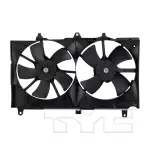 620980 - : Dual Radiator and Condenser Fan Assembly - Replaces Nissan 21481-CF40B, 21481-CF40B for TYC Image