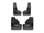 110115120115 - : Black MudFlap No-Drill DigitalFit® MudFlap Kit for WeatherTech Image