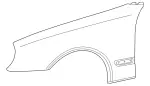 2088800418 - Attachment Parts: Fender, Front for Mercedes-Benz: CLK430 Image