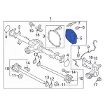 NB3Z4033A - : Axle Cover for Ford: Bronco Image