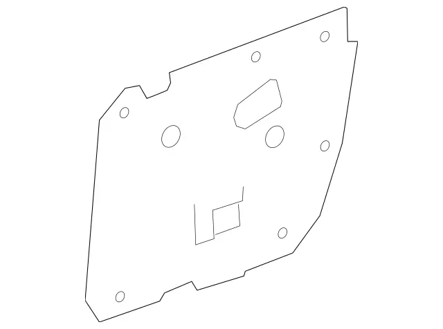 293727040066 - Body: Water Shield for Mercedes-Benz Image